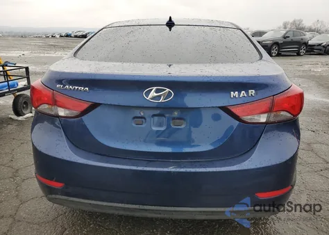 2016 Hyundai Elantra Se from USA, damaged, VIN 5NPDH4AE0GH732248